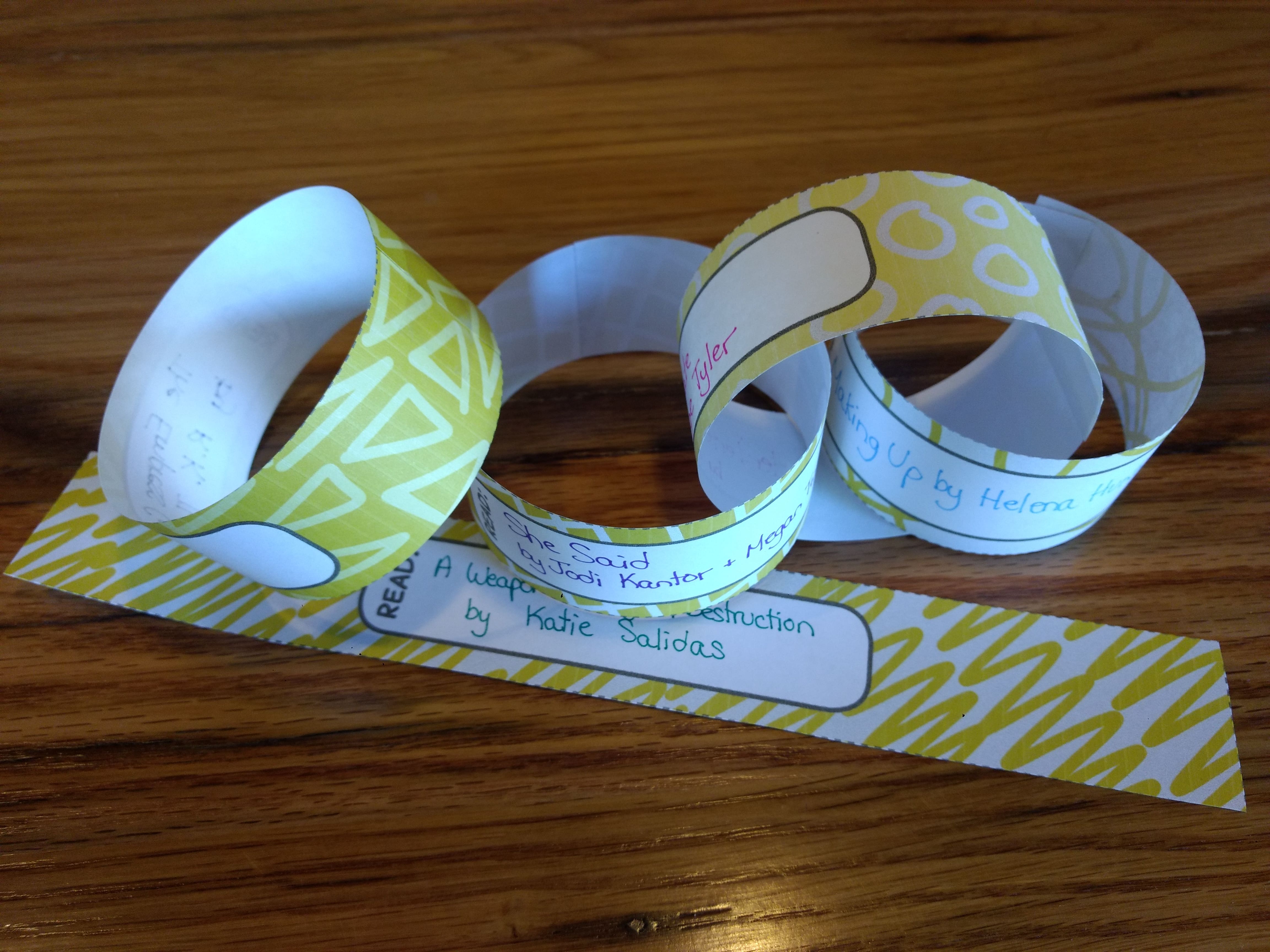 Make a Paper Chain Reading Log! Upper Sandusky Community Library